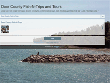 Tablet Screenshot of doorcountyfishntrips.com